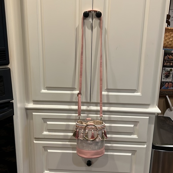 Like NEW!Dusty Pink/ tan  Bag - Picture 2 of 8